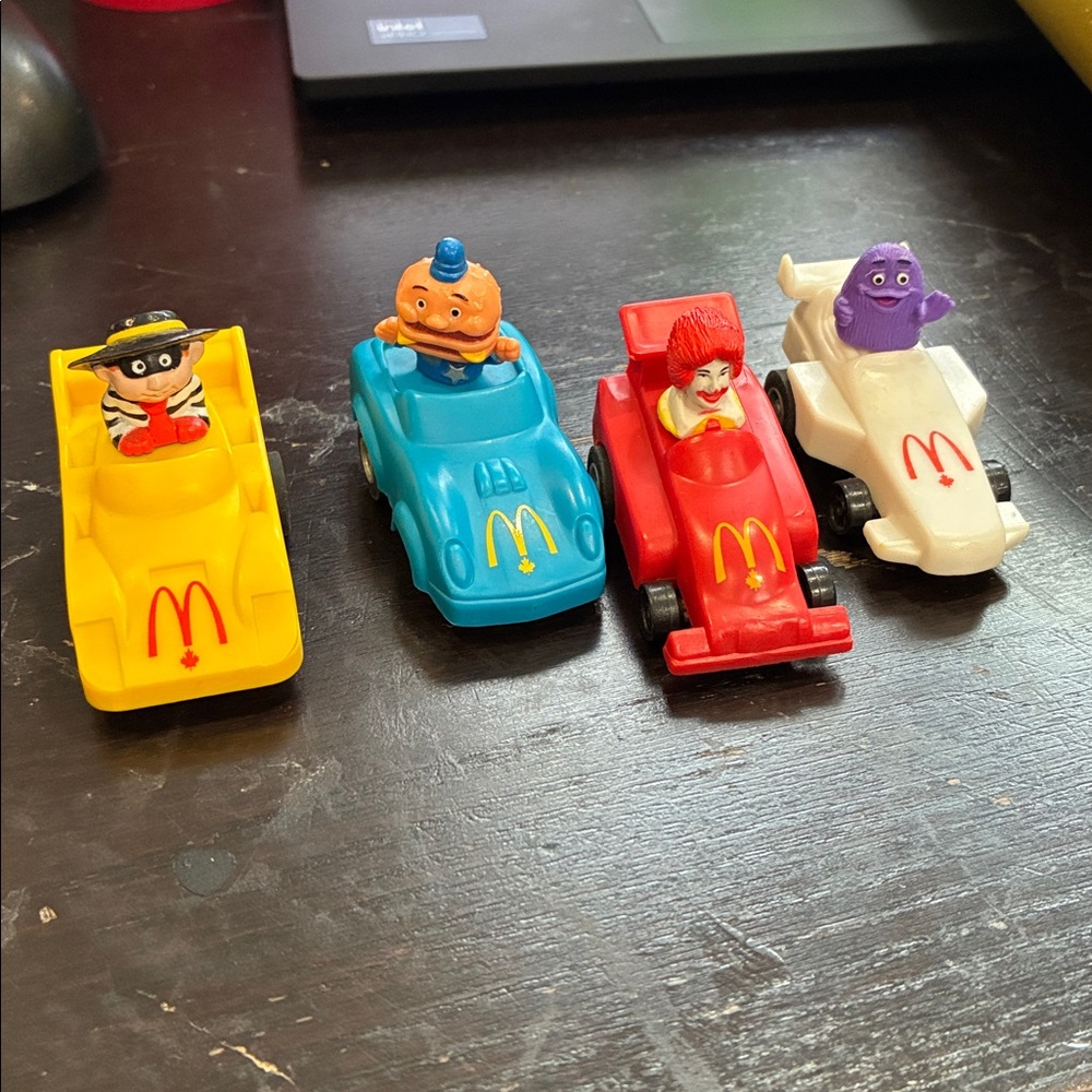 1988 McDonald's Happy Meal Toys Turbo Macs Complete Set 1980's Happy Meal Toys